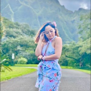 EXPRESS floral dress size xs